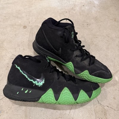 NIKE Kyrie Irving Green Slime Halloween Rage AA2897-012 Shoes Youth Black 7 Y