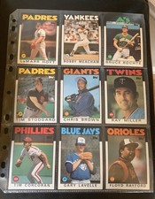 Mixed 1400 old baseball cards Lot ,year  1985 and bfore all in sleeves,