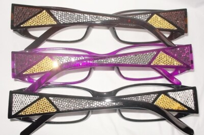READING GLASSES GLITTERY SPARKLE READERS SPECIAL ALL STRENGTHS 3 COLORS