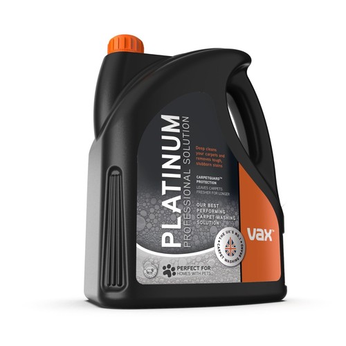 Vax Platinum Professional 4 Litre Carpet Cleaner Solution, Deep Cleans and Remov - Picture 2 of 10