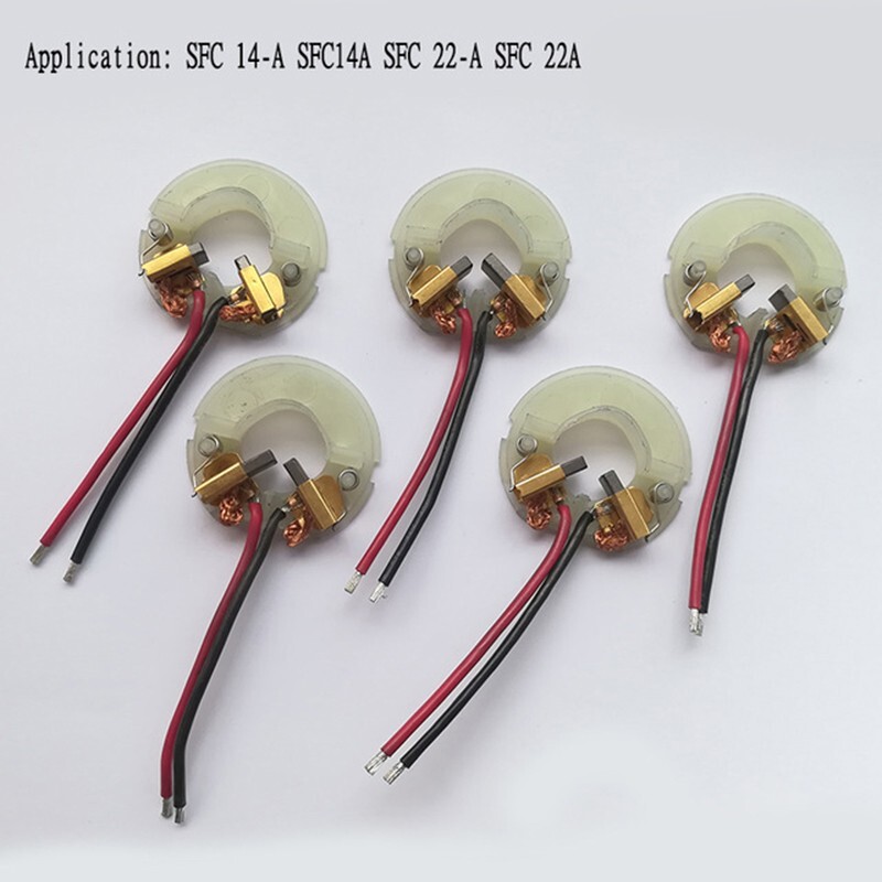 2-Pack Carbon Brushes Replacement Set For HILTI SFC14-A, SFC 14-A, SFC 22-A, SFC 22A – Snap-In, Metal 3 thumbnail image