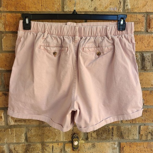 Pantalones Cortos Chinos Informales Old Navy Para Mujer Rosa Polvo Talla L - Imagen 7 de 8