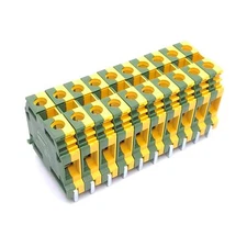 Lot of 10 Entrelec 1SNA165115R1000 M10/10.P Terminal Block, 1-Level, 2-Position 