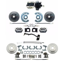 Power Disc Brake Conversion Kit Front Rear W Plain Rotors At Mustang 67-69