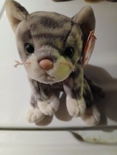 Ty Beanie baby Original With Tags Silver The Cat 1999