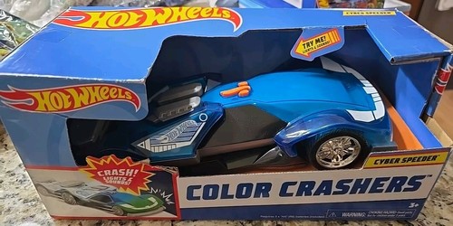 Hot Wheels Color Crashers Cyber Speeder Motorized Toy Vehicle | eBay
