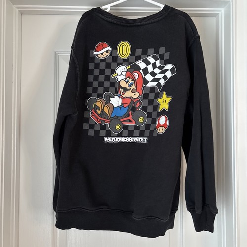 Zara Mario Kart Black Sweater Boy 11/12 Size Super Mario Brothers Nintendo - Picture 4 of 5