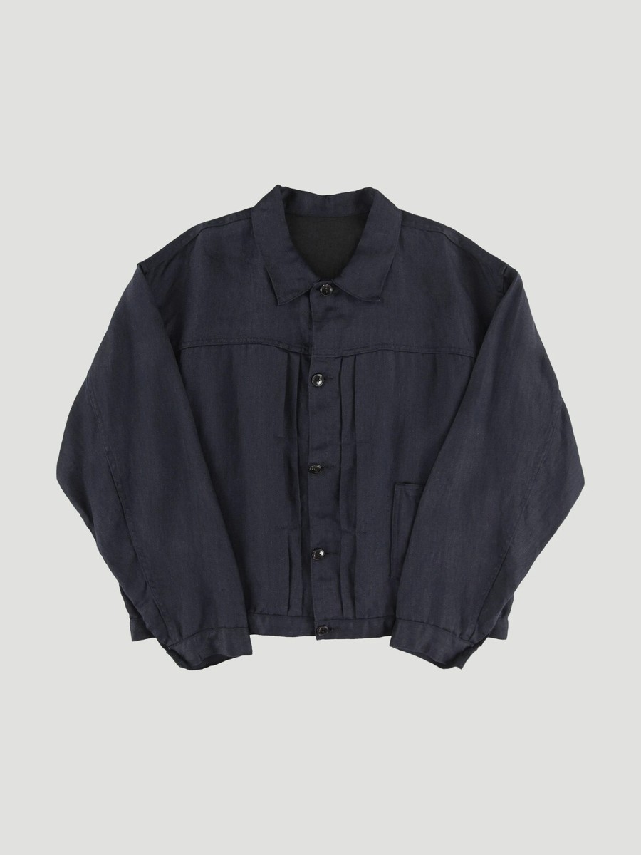 ASK availability First)KAPTAIN SUNSHINE Linen Tracker Jacket