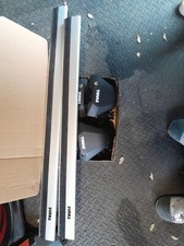 Thule WingBar Edge Silver Aluminium Roof Bars Set to fit Audi A4 Saloon B8 08-15