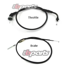 Honda Z50 XR50 CRF50 Extended Longer Front Brake & Throttle Cable for Stock Carb