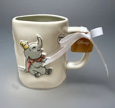 NEW Rae Dunn Disney DUMBO / "Dreams Take Flight" 3D Graphics 18oz Ceramic Mug