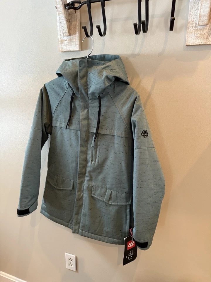 Chaqueta aislante de esquí/snowboard 686 Vanzana - Azul Duende Pequeño Foto 2 de 4