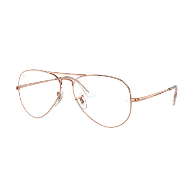Occhiali da vista Ray-ban Rx6489 Aviatore 3094 Rose Gold Cal.55 | Acquisti  Online su eBay