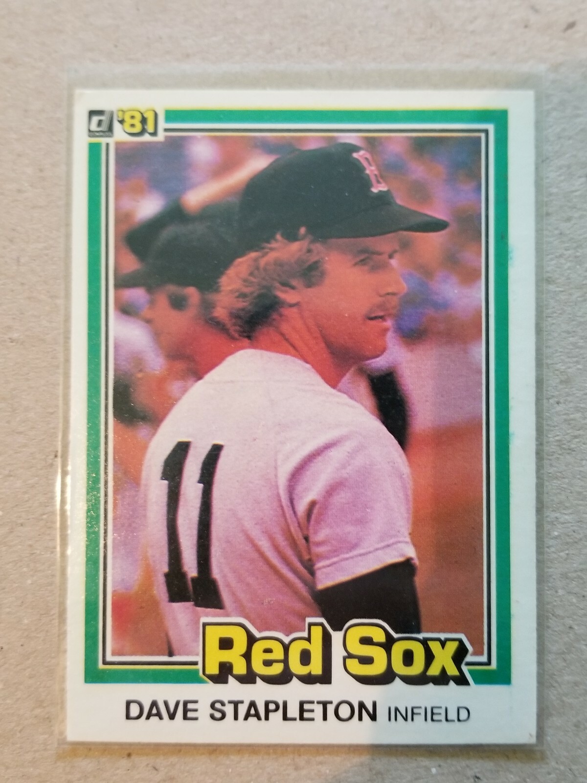 1981 Donruss - Dave Stapleton #544 (RC) for sale online | eBay