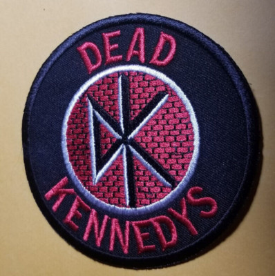 Dead Kennedy's hardcore punk Band Embroidered Patch approx 3.5''