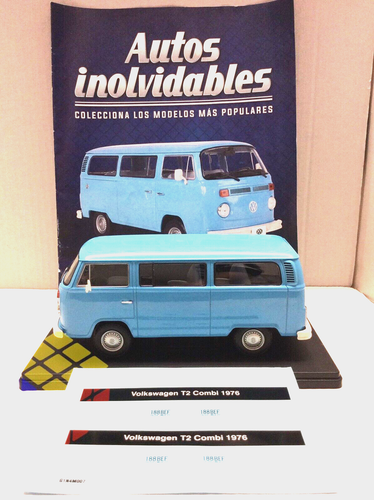 VW. Combi T2 (Escala 1:24) Camioneta Volkswagen clásica T2 Kombi, Ixo, New - Imagen 2 de 9