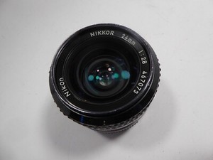 nikon nikkor 24mm ai prime lens f2.8 manual serviced april 2025 optics clear