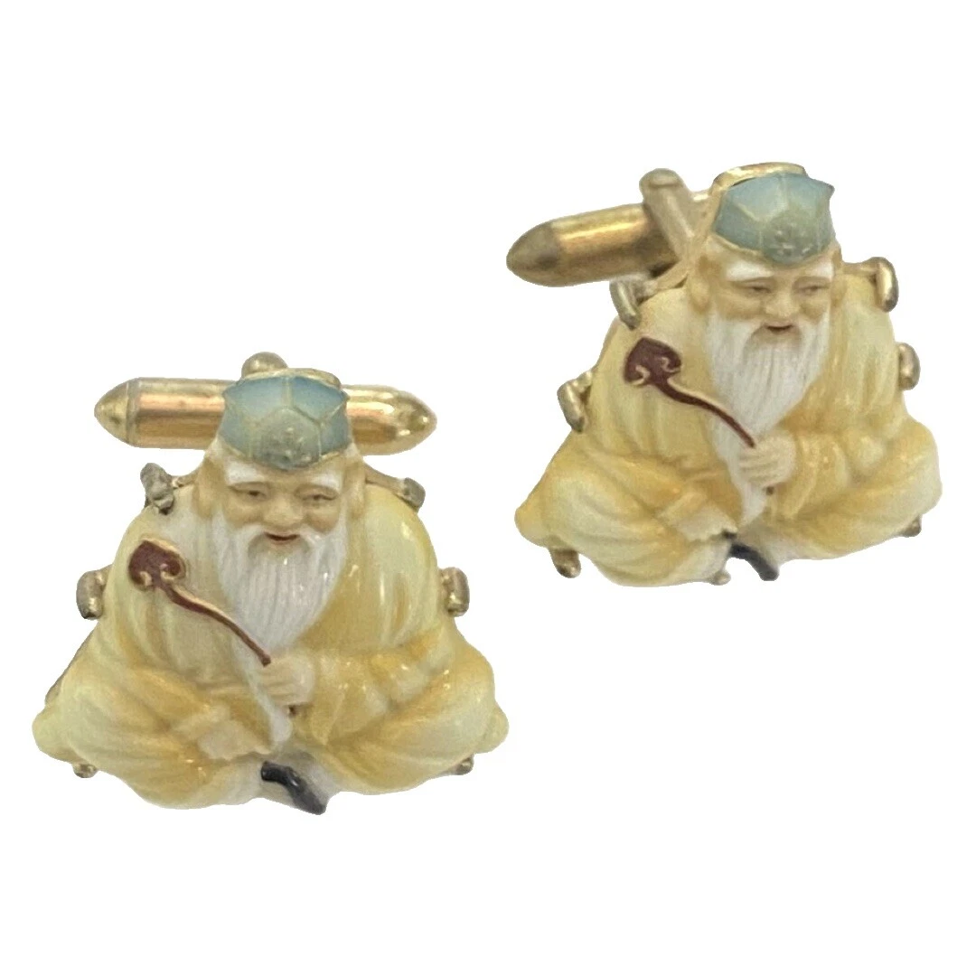 诗韵陶瓷男士袖扣