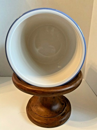 PFALTZGRAFF YORK PA - UTENSIL HOLDER CROCK, MINT COND/6"H 6 1/4"W GARDEN BREEZE - Picture 3 of 7