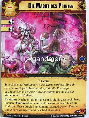 Warhammer 40000 Conquest LCG - 1x #009 Die Macht des Prinzen - Dschungel von Nec