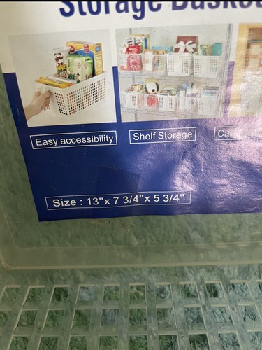 Large Handled Storage Basket - Picture 7 of 9