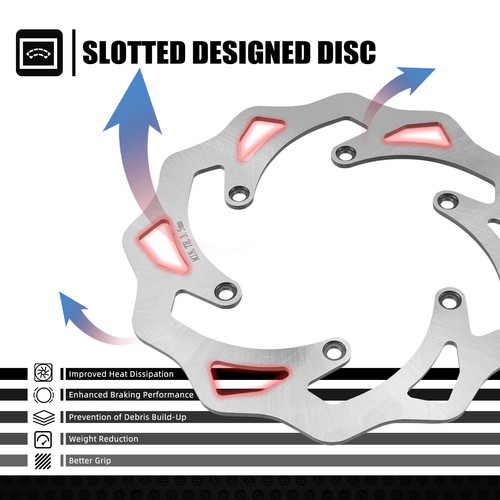 Rotor de disco de freno delantero trasero para KTM 125-500SX SXF EXCF XC XC XC-W 94-22 - Imagen 4 de 8