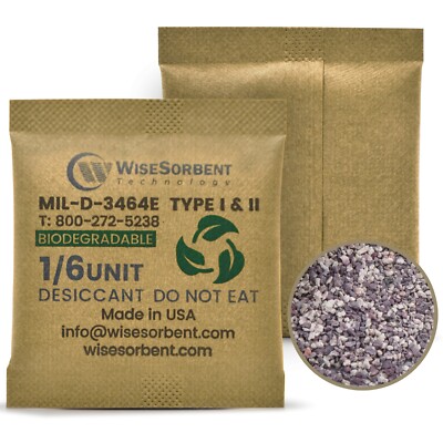 Kraft Clay 5 Gram 1500 Packs Desiccants Packs for Safe Dehumidifier for Gun Safe