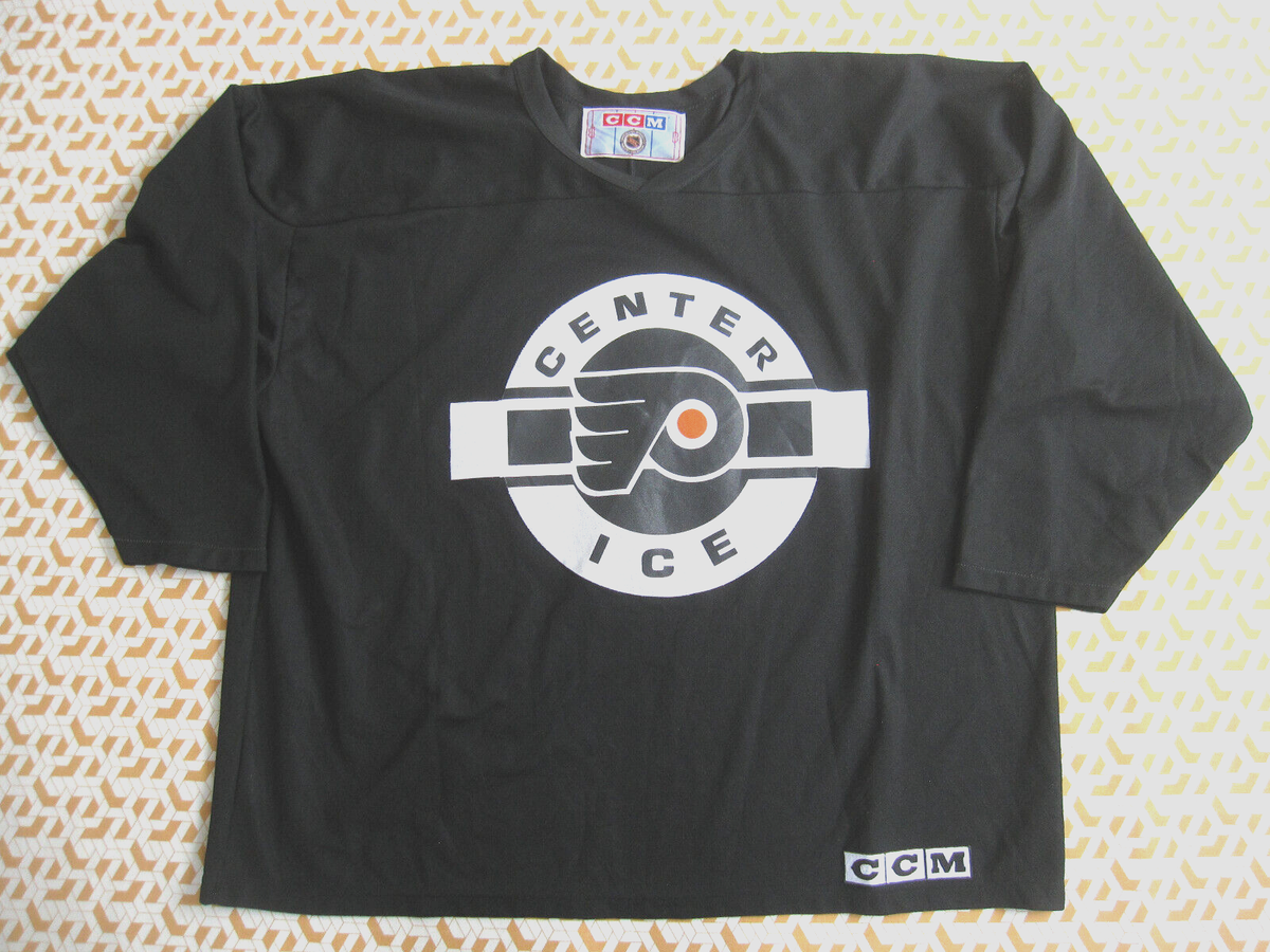Reebok NHL Philadelphia Flyers Playera de Práctica, Negro, XX-Large Reebok NHL Philadelphia Flyers Playera de Práctica, Negro, XX-Large