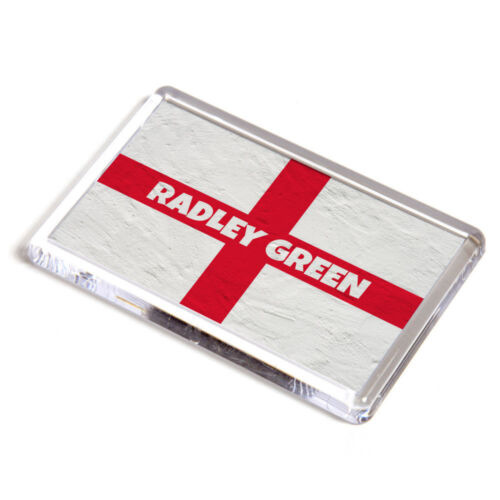 IMÁN NEVERA - Verde Radley - Cruz de San Jorge/Bandera de Inglaterra - Imagen 1 de 1