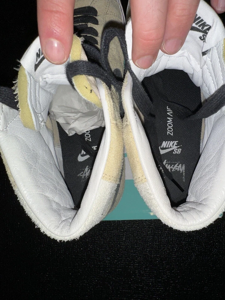 Size 10.5 - Nike SB Blazer Mid x Stussy Midwest Gold 2018 - Image 4 of 4