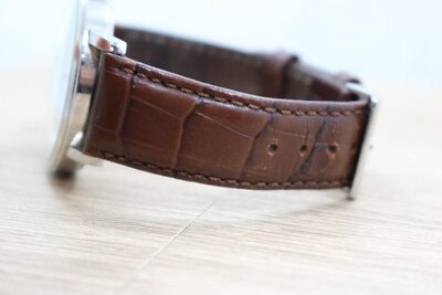 Mens Hugo Boss HB.296.1.14.2951 40mm Calendar Watch Brown Leather