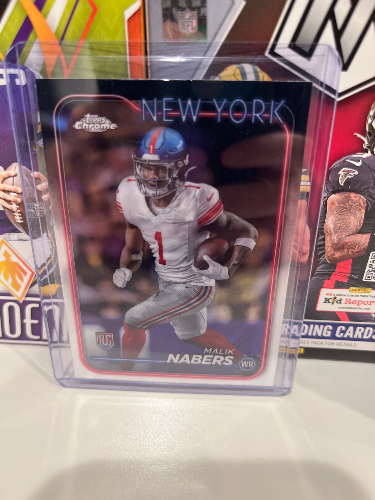 2024 Topps Chrome - Rookies Malik Nabers #205 (RC)