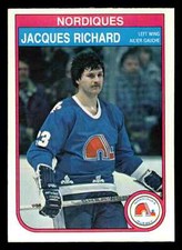 1982-83 O-Pee-Chee Jacques Richard #290 - Quebec Nordiques