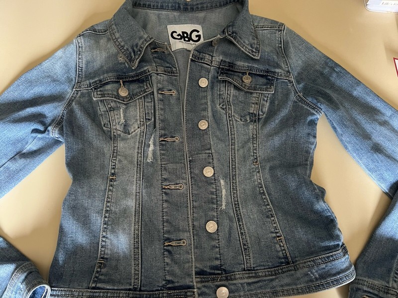 GBG Los Angeles Denim Figure Flattering Jacket.   M