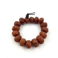 Lava Rock Stretch Bead Bracelet Wrap Lightweight