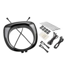 CIRO HEADLIGHT BEZEL FANG BLACK INDIAN 2020-2024 CHIEFTAIN  46206