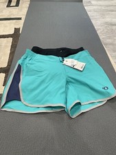 Pearl Izumi W Journey Short W/Detachable Liner: Sea Green with Grey Blue-NWT:L