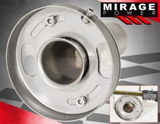 4 Exhaust Muffler Tip Adjustable Silencer 1.5 Piping Insert Db Sound Reducer