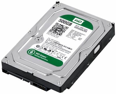Refurbished: WD Green WD5000AZRX-FR 500GB IntelliPower 64MB