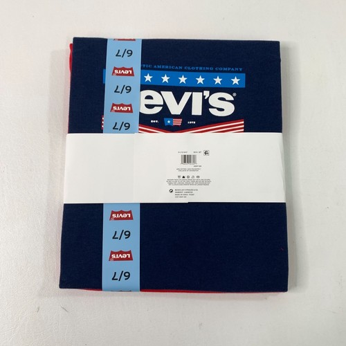 Levi's Boys Youth Tees 2-pack Graphic Front Short Sleeve Tee T Shirt Size 6 / 7 - Picture 3 of 4
