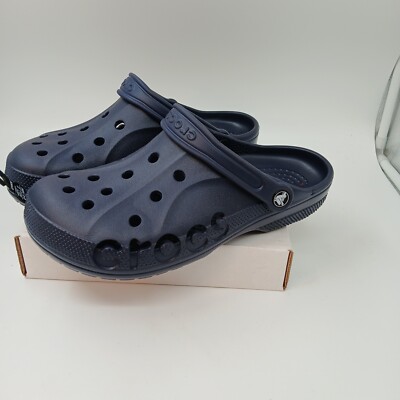 Crocs Baya Navy Clogs Slip On Slide Sandals Comfort 10126-410 Men’s Size… s-l400.jpg main image 2