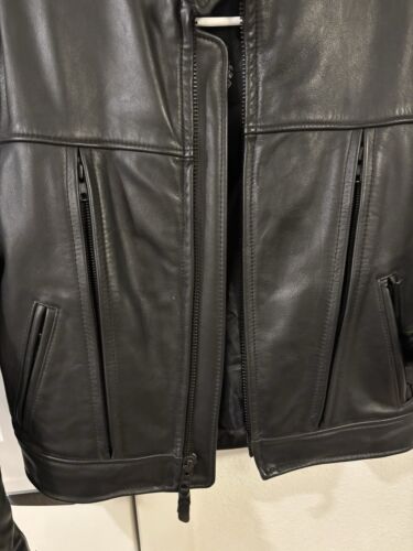 JUST LEATHER of SAN JOSE CA Motorcycle Jacket Size S - Picture 2 of 10