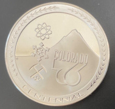 Colorado Fifty State Bicentennial 1 oz Silver Round 40.95 per troy oz