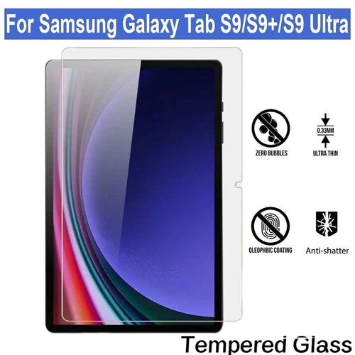 Anti-scratch Tablet Film for Samsung Galaxy Tab S9/S9+/S9 Ultra Full Protection