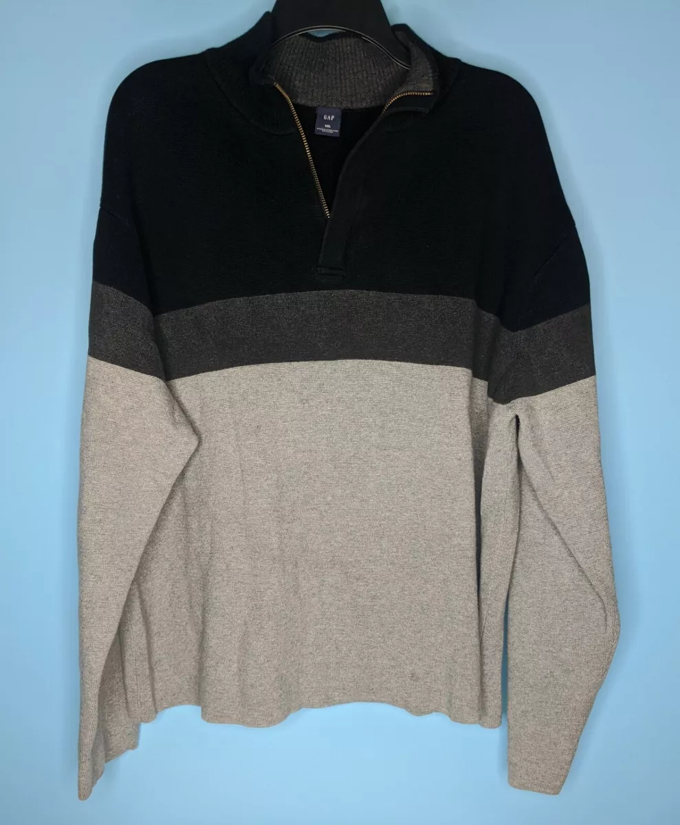 Gap color block sweater deals