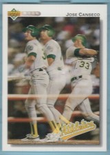 Jose Canseco *U Pick* Oakland A's,Texas Rangers,Boston Red Sox Odd Insert Cards