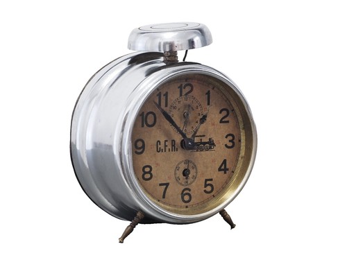 Vintage Blessing De Luxe Wind-Up Alarm Clock West Germany CHECK