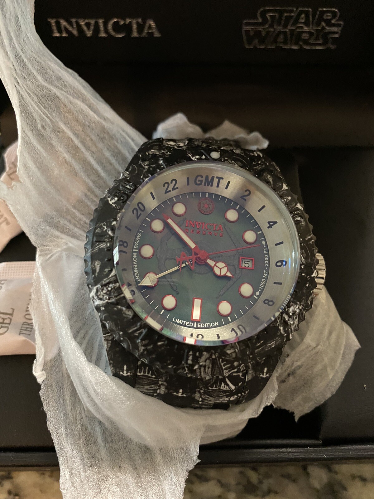 Invicta Reserve Star Wars 52mm Hydromax Galactic Empire Men's