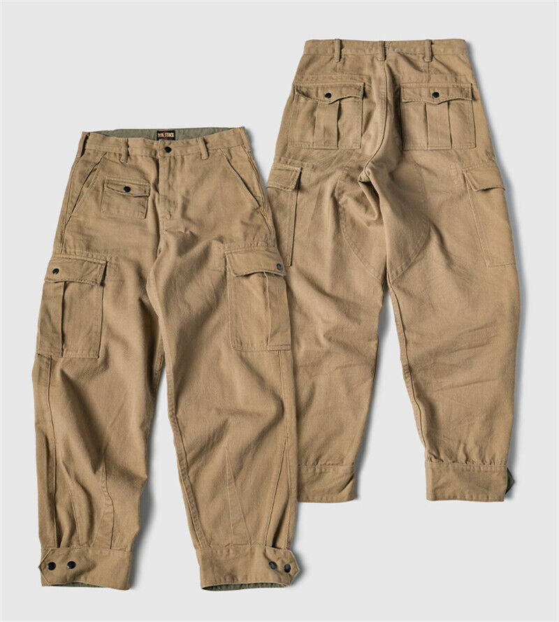 Non Stock Belgian M64 Mod Pants Khaki Men's High Rise Non Stock Belgian M64 Mod Pants Khaki Men's High Rise