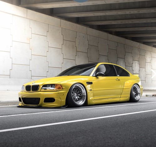 BMW E46 COUPE PANDEM STYLE WIDE BODY KIT drift track show over fenders arches